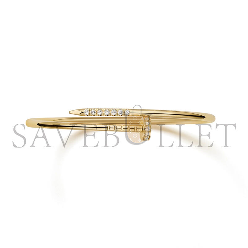 ca*t1er juste un clou bracelet, small model, reverse-set D1am0nds crb6091917